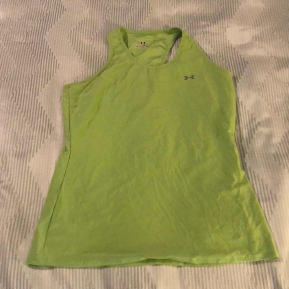 Under armor green workout tank - Picture 1 of 1